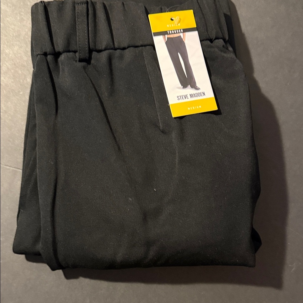 Steve Madden Women's Black Boot Cut Pants